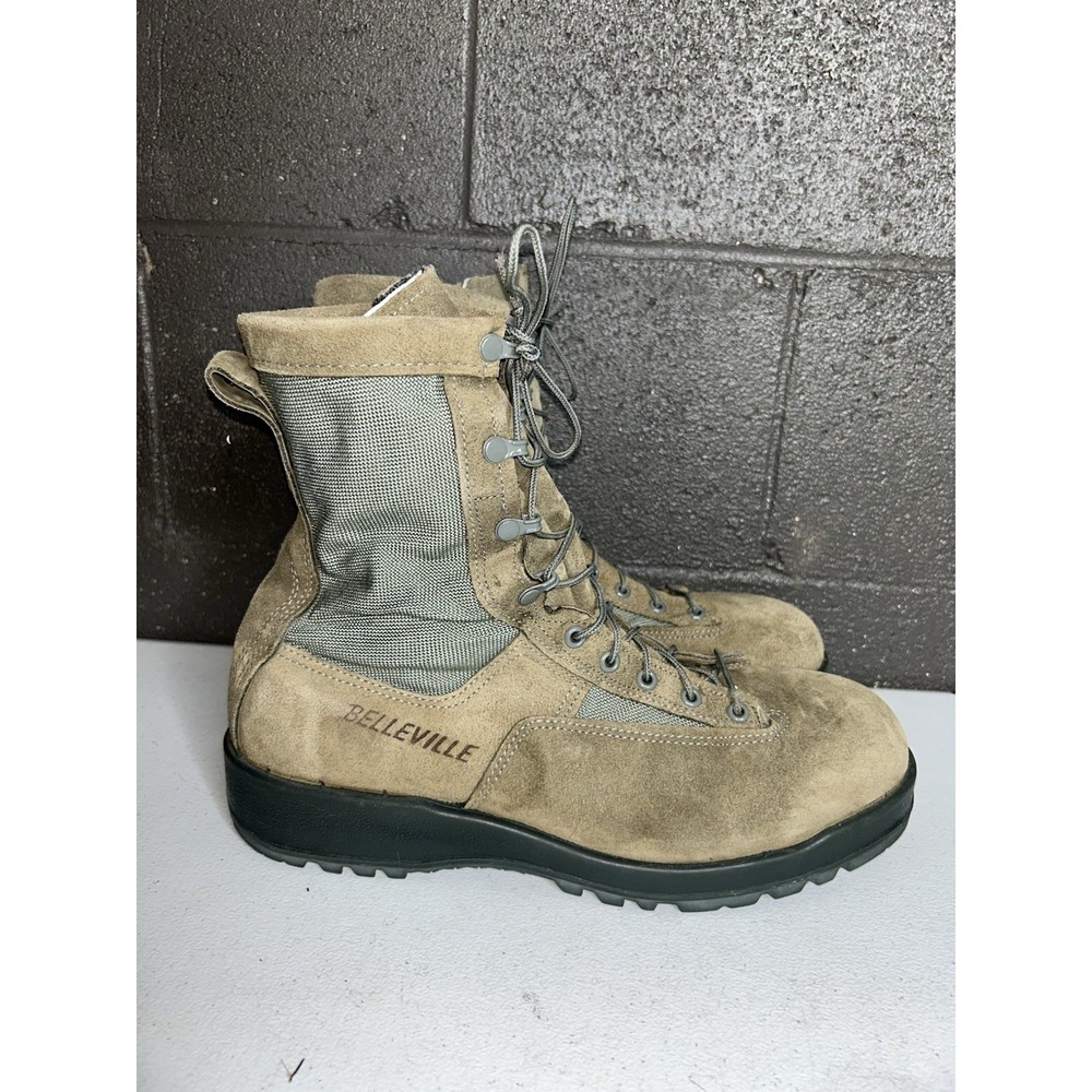 Belleville USAF 690V Mens Flight Boots 12R Sage Green Gore-Tex Waterproof Vibram